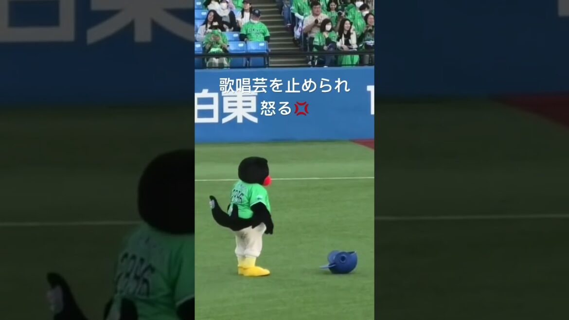 つば九郎、ブチギレる #東京ヤクルトスワローズ #つば九郎 #shorts