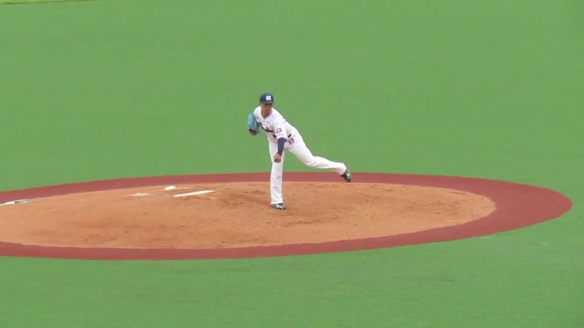 ヤクルト 山野太一ピッチングフォーム＜2軍・ヤクルトスワローズ対 千葉ロッテマリーンズ  2024年5月12日＞