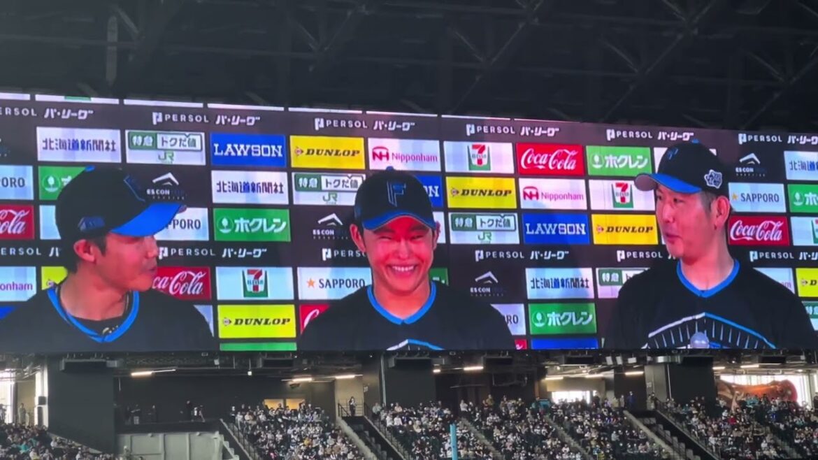 加藤貴之ヒーローインタビュー、今季初完封初勝利でファン大歓喜　受け答えはスンッエスコンフィールド北海道日本ハムファイターズ対ロッテ