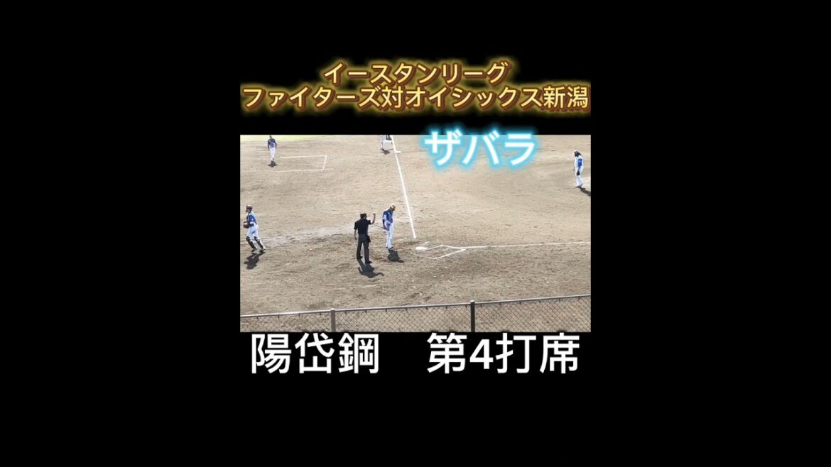 【2024/4/19】 #陽岱鋼 何も反応せず見逃し三振 #shorts #プロ野球 #オイシックス新潟アルビレックスbc #北海道日本ハムファイターズ