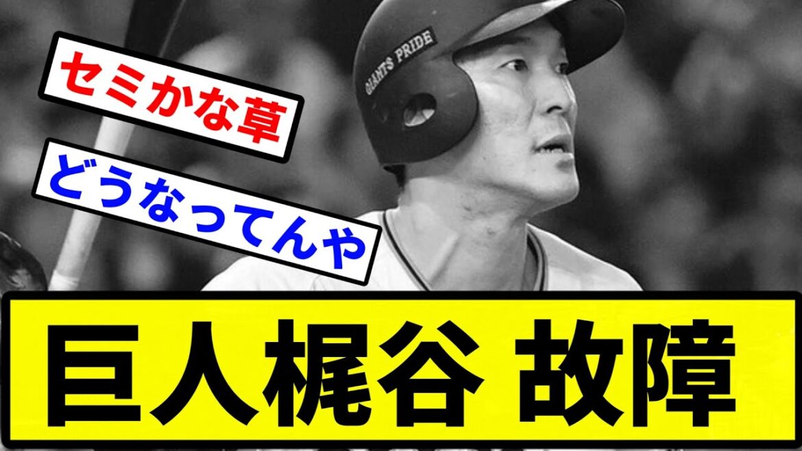 【デジャヴ】巨人梶谷 故障【プロ野球反応集】【2chスレ】【1分動画】【5chスレ】