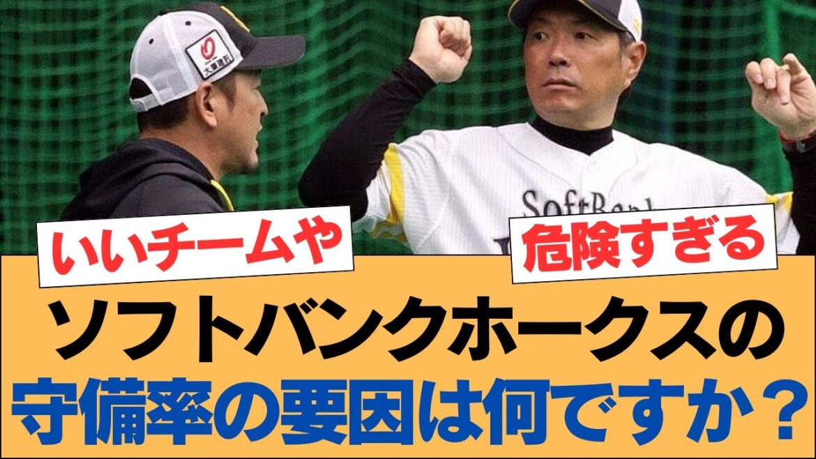 ソフトバンクホークスの守備率の要因は何ですか？【ホークス・ソフトバンクホークス】
