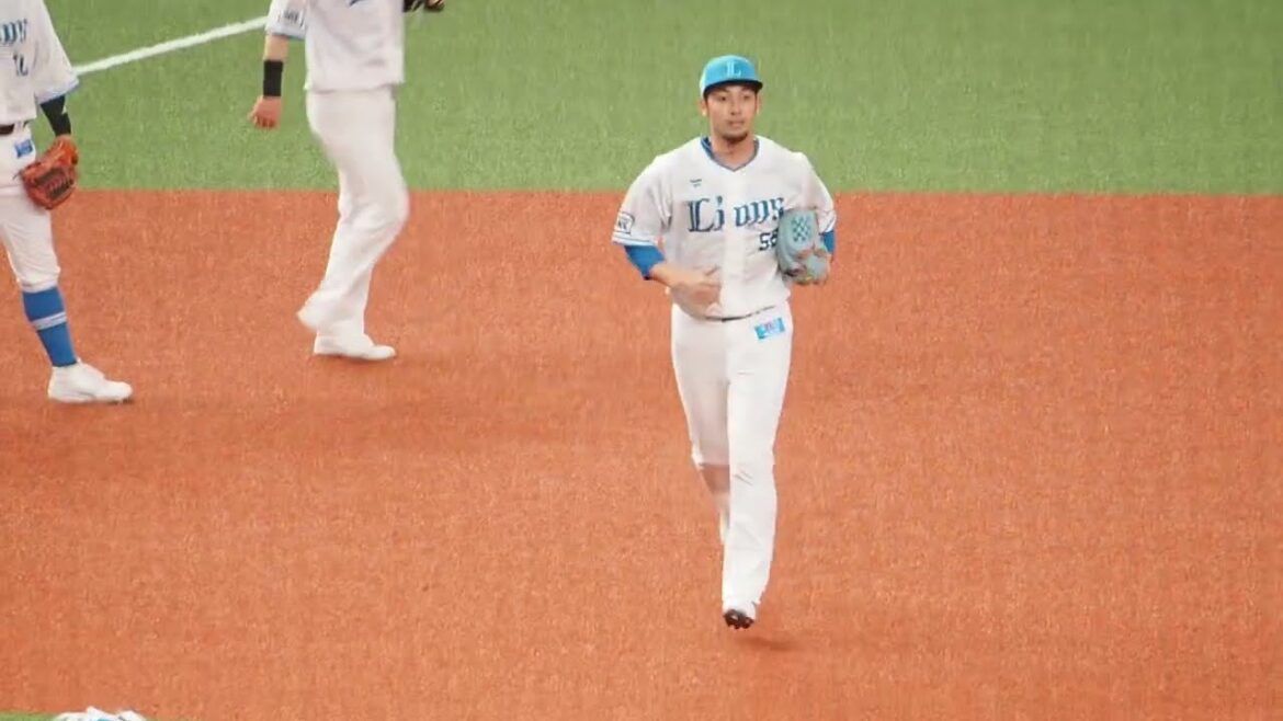 2024.04.21 埼玉西武-東北楽天(ベルーナドーム) 中村祐太 投球シーン