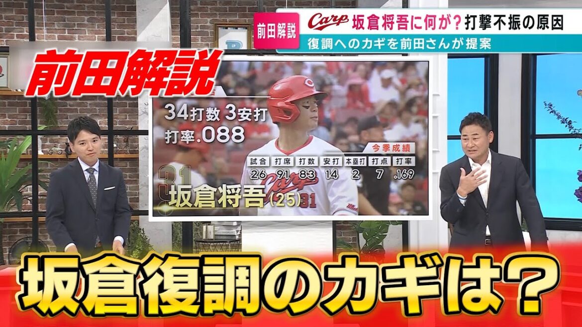 【前田解説】4番小園・5番末包の打線をどう見る？不調にあえぐ坂倉への処方箋も！