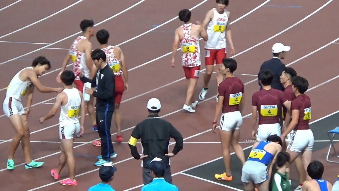 予選 1部 男子リレー 4x400m 関東インカレ陸上2024