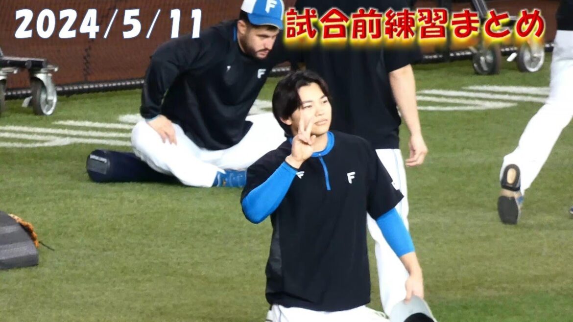 【20240511】試合前練習(田宮・田中正義・北山・万波etc・・・) 【20240511】試合前練習(田宮・田中正義・北山・万波etc・・・)