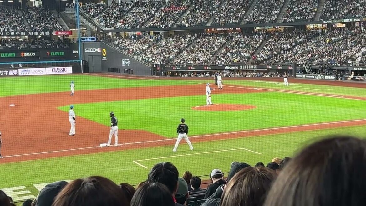 2024.04.28 日本ハムvsオリックス　福田周平　同点タイムリーヒット　エスコンフィールド北海道