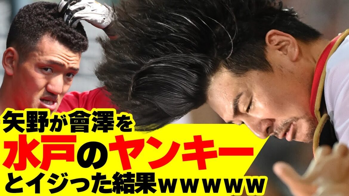 カープ矢野雅哉が會澤翼を『水戸のヤンキー』とイジった結果ｗｗｗ