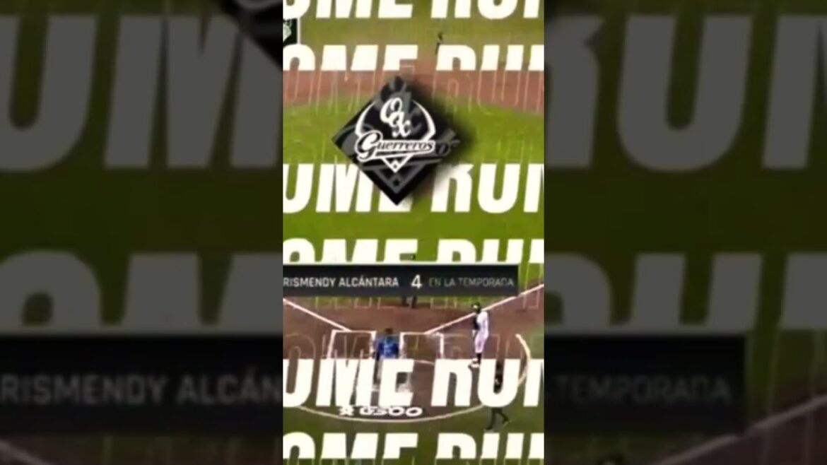 Cuadrangular de dos carreras de Arismendy Alcántara por el jardín derecho. #guerrero #mexico #lmb 🫡