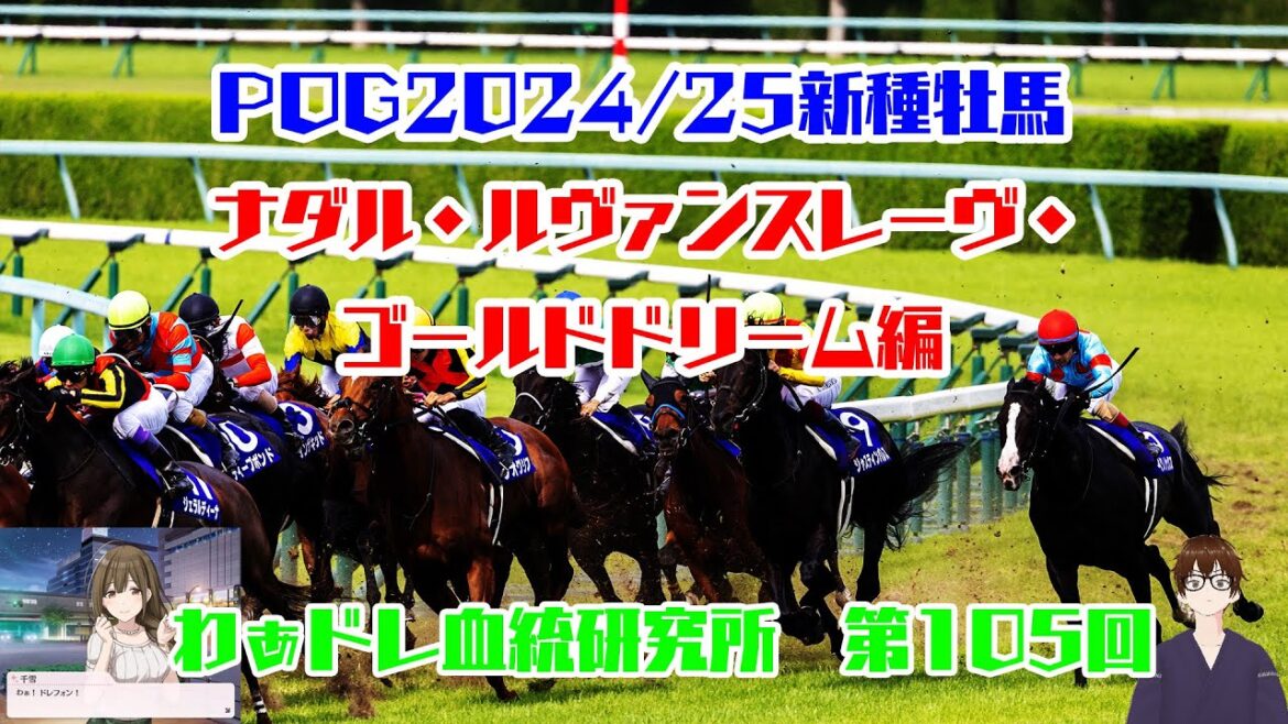 【#わぁドレ血統研究所 第105回】2024新種牡馬③ ナダル・ルヴァンスレーヴ・ゴールドドリーム【POG2024/25】 【#わぁドレ血統研究所 第105回】2024新種牡馬③ ナダル・ルヴァンスレーヴ・ゴールドドリーム【POG2024/25】