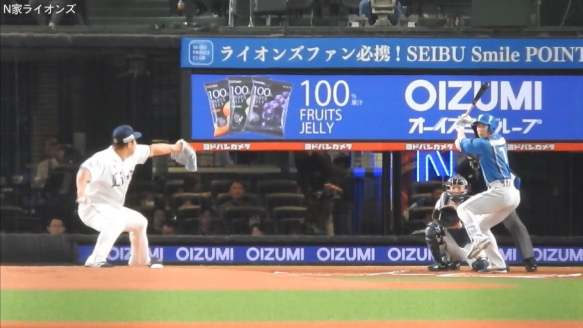 平良海馬 ピッチングフォーム スロー再生あり2024/04/30 西武対日本ハム【埼玉西武ライオンズ】【北海道日本ハムファイターズ】【ベルーナドーム】