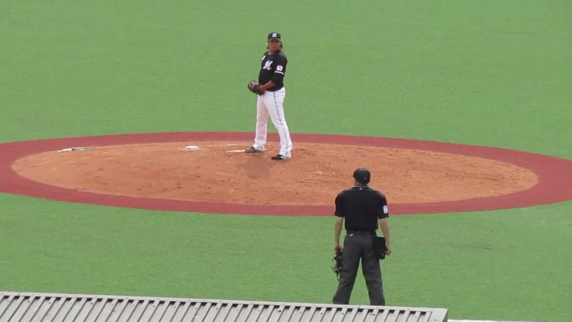 マリーンズ東妻勇輔ピッチングフォーム＜2軍・ヤクルトスワローズ対 千葉ロッテマリーンズ  2024年5月12日＞