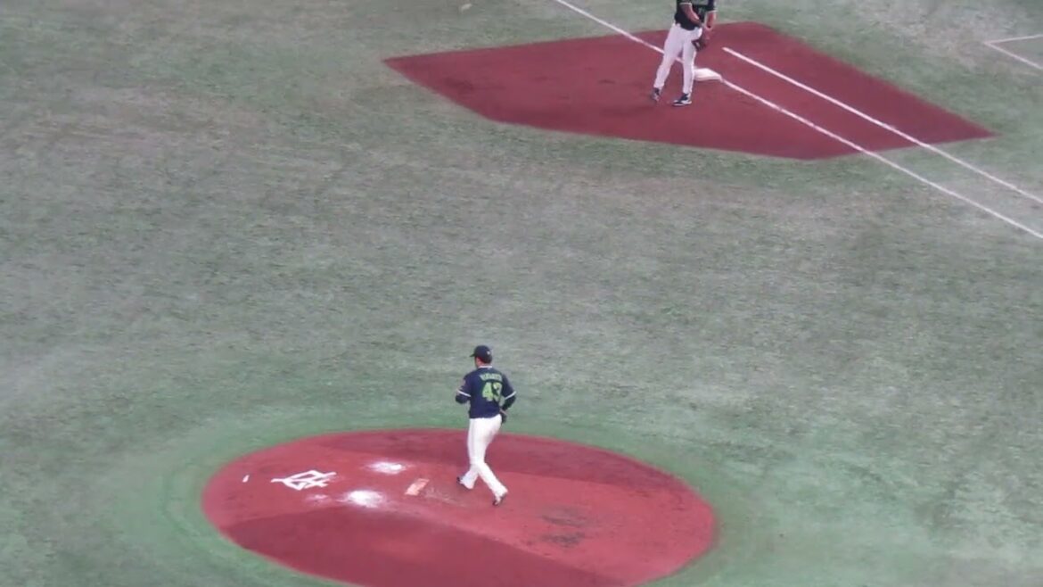 【スワローズ】山本大貴 投球フォーム2024年5月1日 読売ジャイアンツ 対 ヤクルトスワローズ