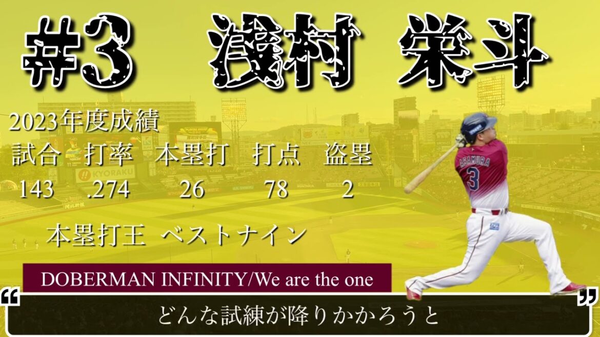 【テスト】浅村栄斗 登場曲