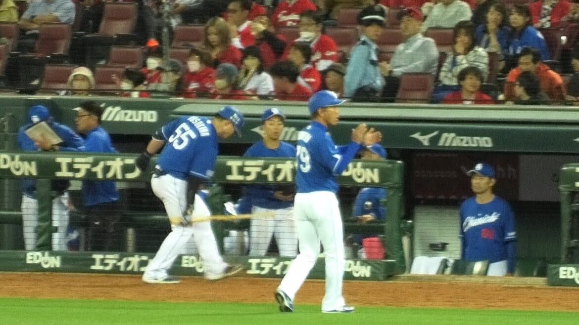 【ブチギレ！？】三振を喫し悔しさのあまりバットを叩きつける細川成也選手…2024/05/10