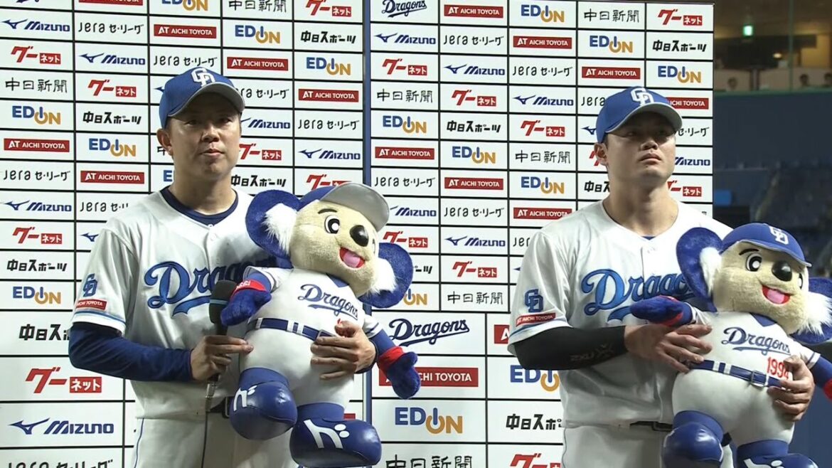 4/29 横浜DeNA戦 ヒーローインタビュー 松葉投手・細川選手