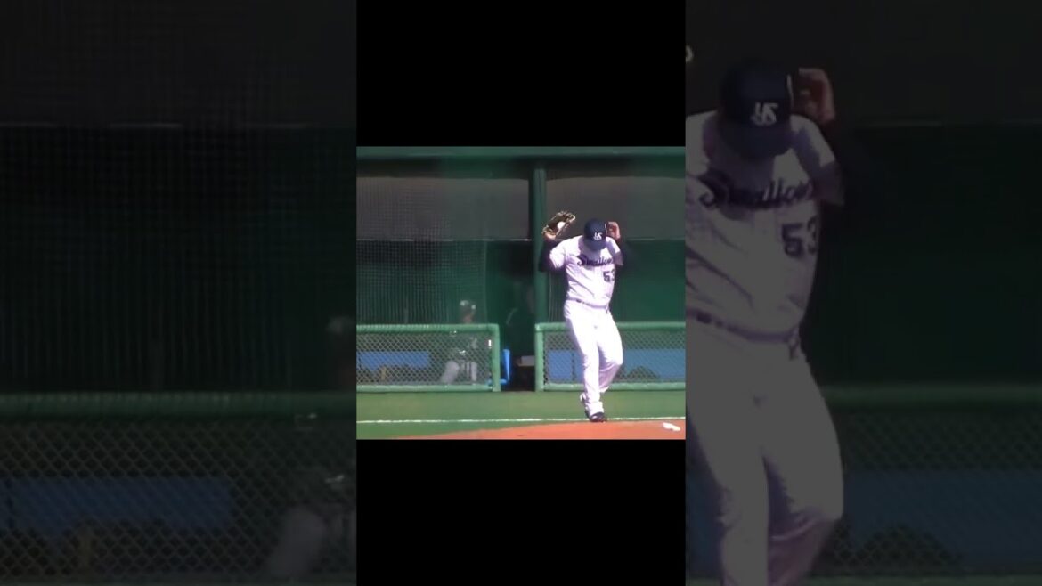 スワローズ長谷川宙輝ピッチングフォーム2024年3月9日 春季教育リーグヤクルトスワローズ対 千葉ロッテマリーンズ