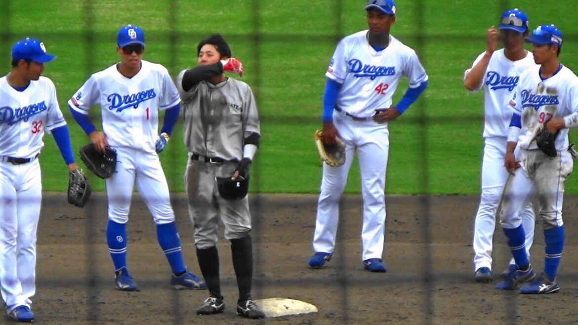 若竜 愛知出身で元#矢場とん の平湯選手を囲む　濱選手の爆音指笛