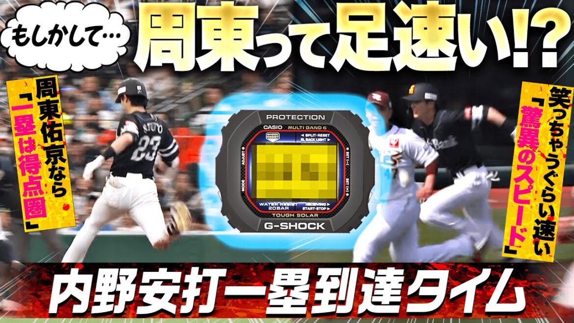 Pacific-League: 2024年 一塁到達(内野安打)最速は!?【パーソル パ・リーグTV GREAT PLAYS presented by G-SHOCK】 2024年 一塁到達(内野安打)最速は!?【パーソル パ・リーグTV GREAT PLAYS presented by G-SHOCK】