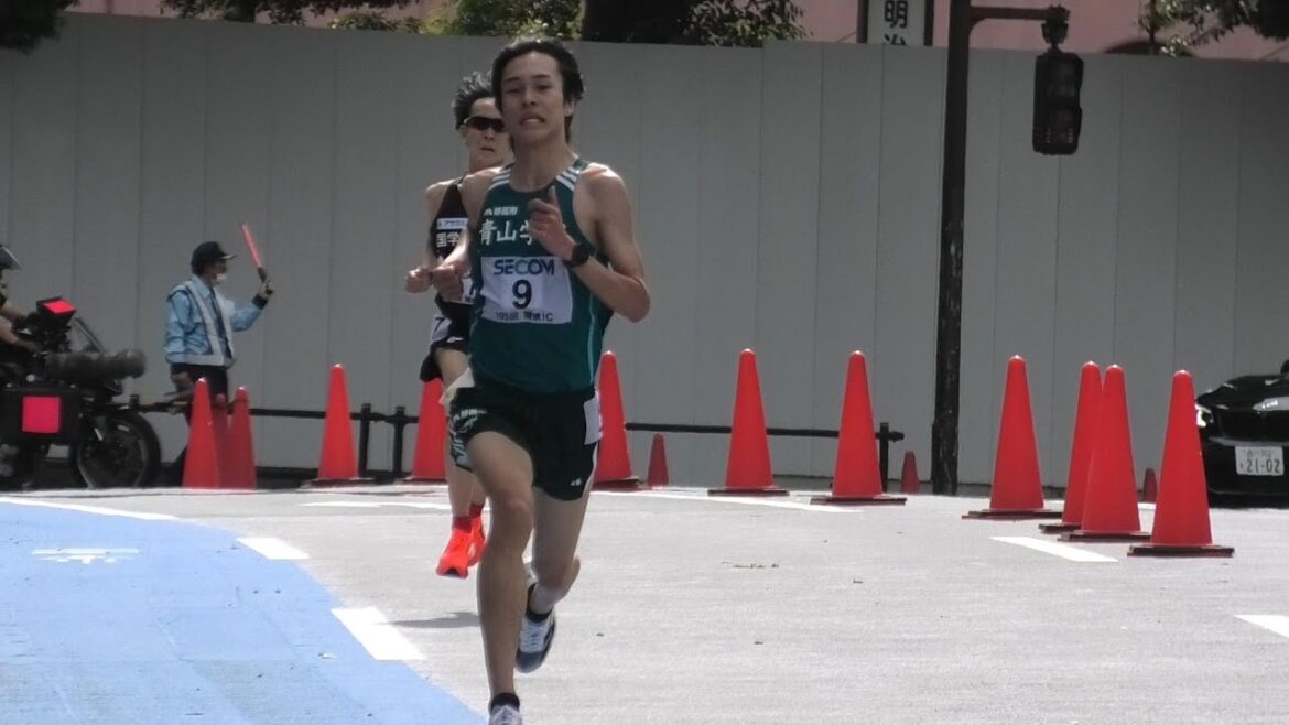 [関東インカレ]青学太田日本人トップ！2部ハーフマラソン（競技場入り口）