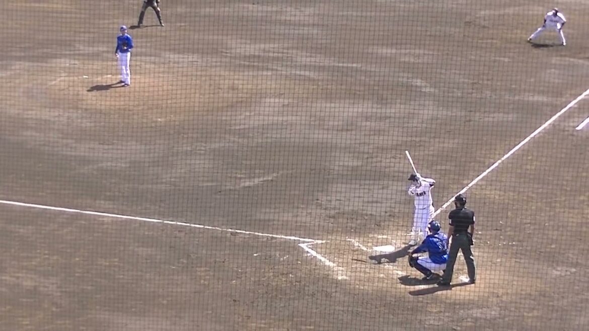 重信慎之介を三振にとる石田裕太郎（2024年5月10日 読売ジャイアンツ対 横浜DeNAベイスターズ）