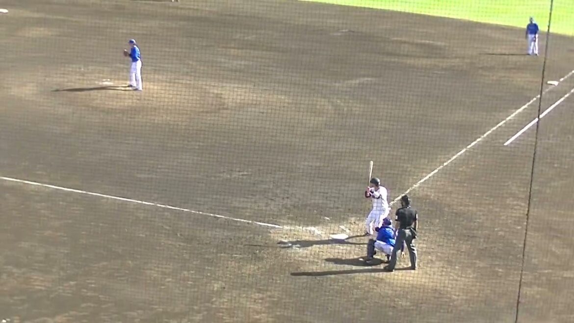 岡田悠希 中山礼都を打ち取るDeNA京山将弥（2024年5月10日 読売ジャイアンツ対 横浜DeNAベイスターズ）