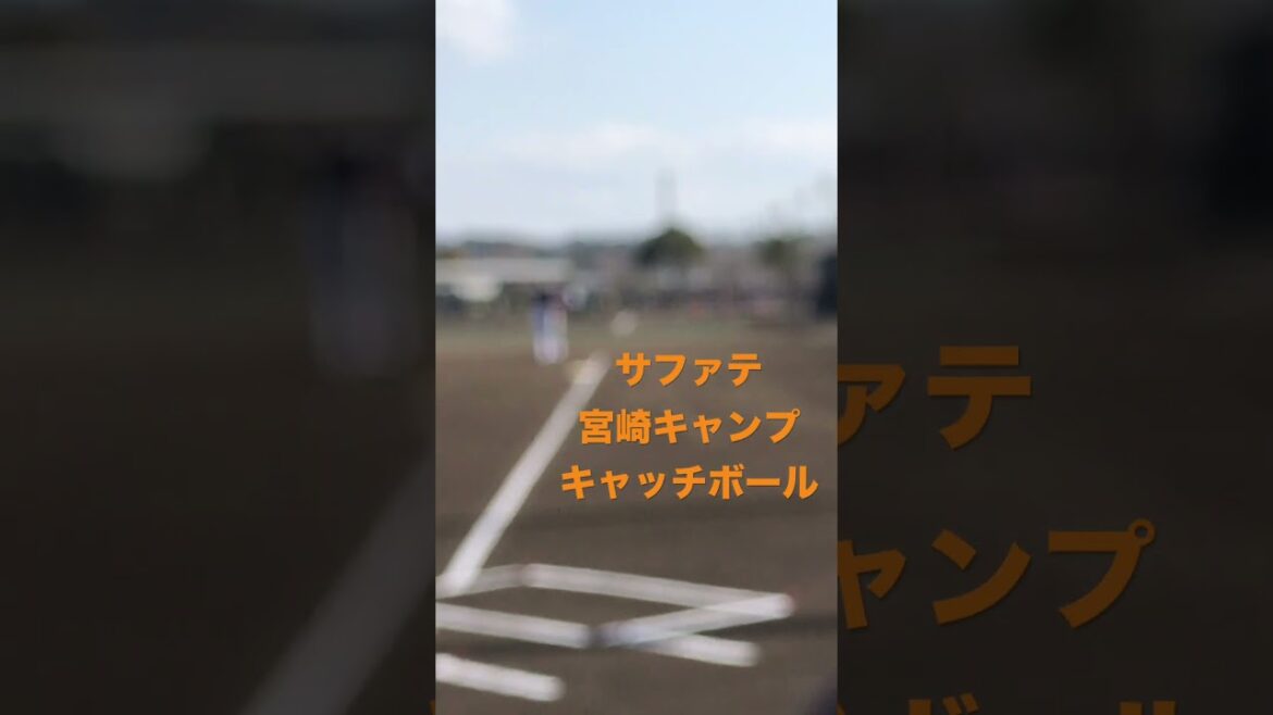 サファテ 宮崎キャンプ キャッチボール