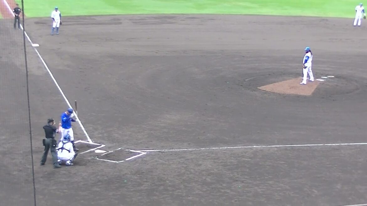 横浜 井上絢登が送って益子京右 ネバネバ フォアボール【日本ハムファイターズ対 横浜DeNAベイスターズ2024年5月8日】