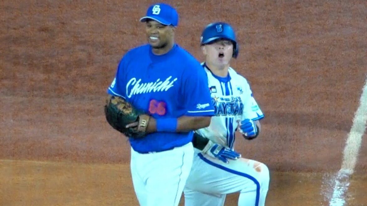 あっぶねええ！間一髪牽制から、警戒されてても盗塁を決める牧秀悟！2024/05/17 横浜DeNAベイスターズ