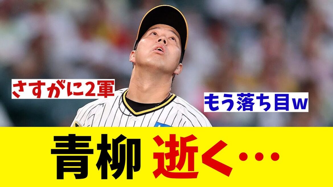阪神・青柳晃洋　逝く・・・【野球情報】【2ch 5ch】【なんJ なんG反応】