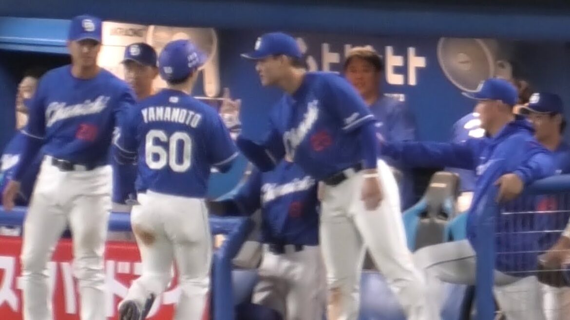 -2024.05.05-【NPB】９回表 山本泰寛 ダメ押しとなる中前適時打で6点目‼︎ 中日ドラゴンズ（vs東京ヤクルト）