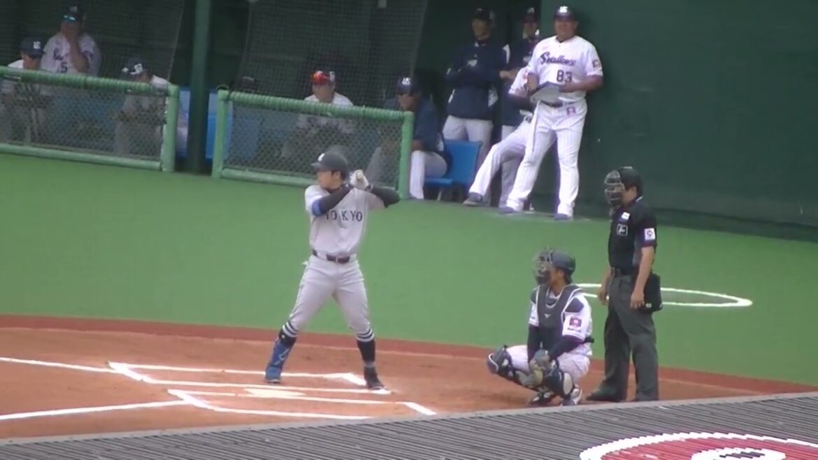 【ジャイアンツ】松原聖弥バッティングフォーム＜2軍・ヤクルトスワローズ対 読売ジャイアンツ  2024年5月6日＞