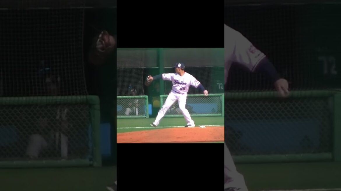 スワローズ山野太一ピッチングフォーム2024年3月9日 春季教育リーグヤクルトスワローズ対 千葉ロッテマリーンズ