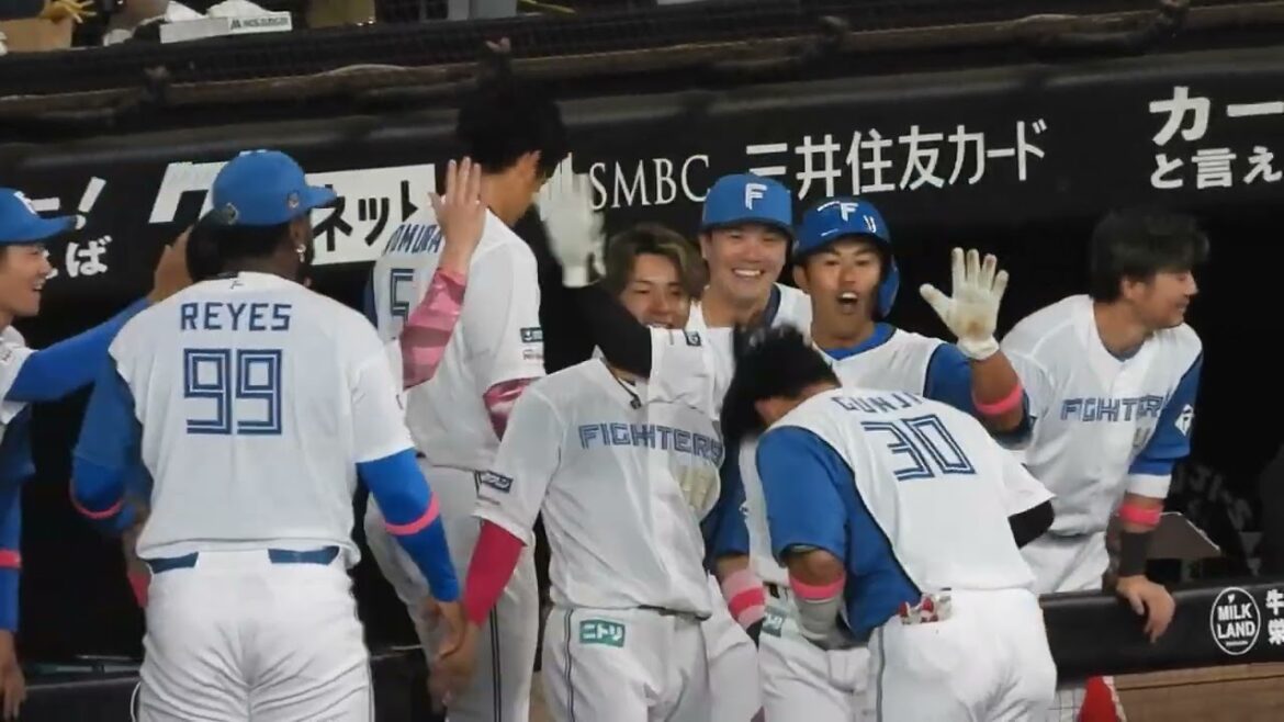 日本ハム、初回今川優馬のタイムリーツーベースか松本剛送りバント、郡司裕也の犠牲フライでお手本のような1点を取る瞬間！！エスコンフィールド北海道日本ハム対ロッテ