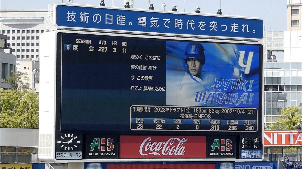 【度会くん1番に戻った】スタメン発表【横浜DeNAベイスターズ 2024/4/28】