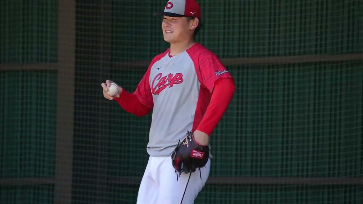 カープ二軍情報 35赤塚 健利 由宇練習場ブルペン投球練習 2024.5.17 カープ二軍情報 35赤塚 健利 由宇練習場ブルペン投球練習 2024.5.17