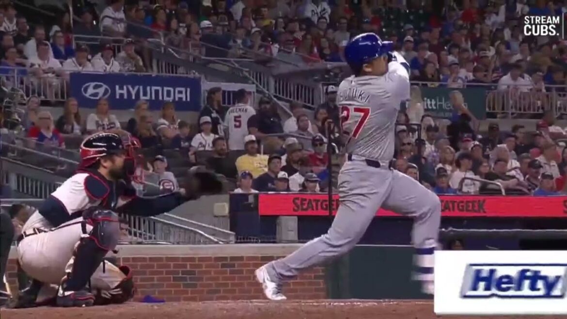 鈴木誠也が第4号ホームラン！左中間に豪快な一発！怪我から復帰後、初本塁打