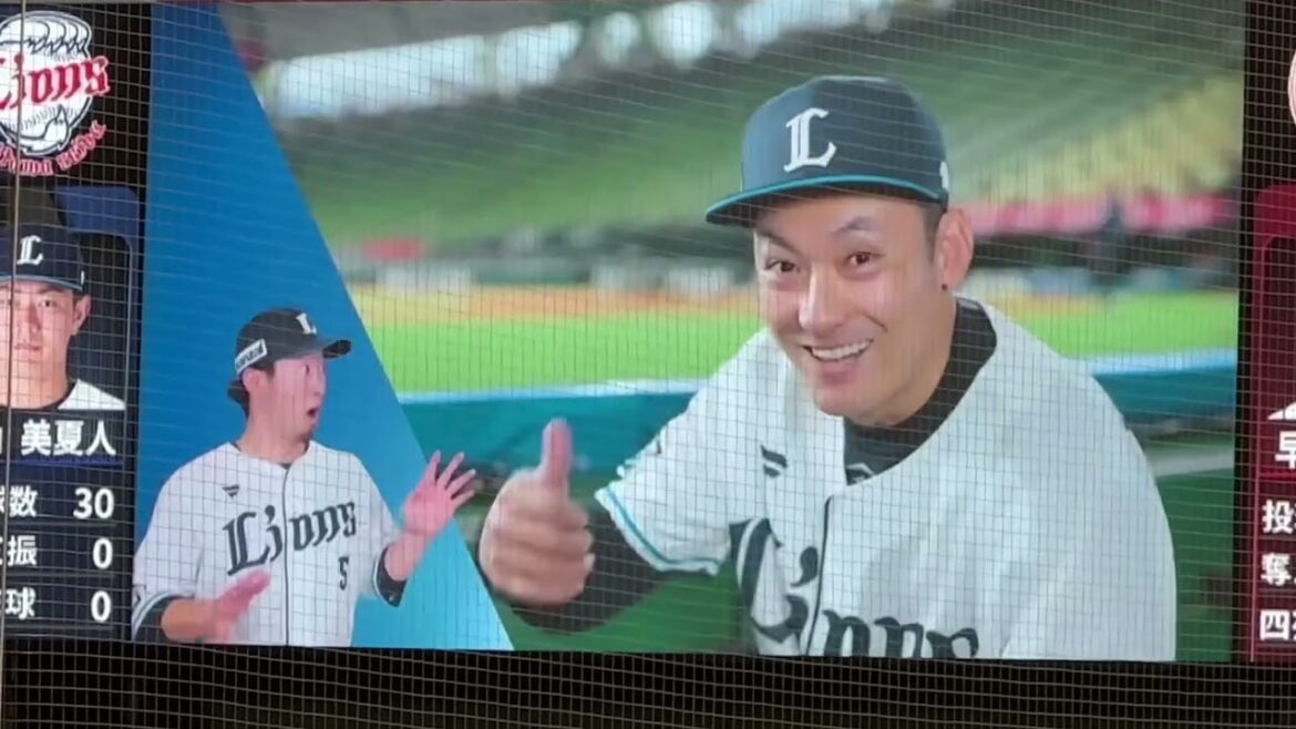 2024年のアメックス球場内コマーシャルも栗山巧＆外崎修汰！ 年々演技力が上がっている気が…