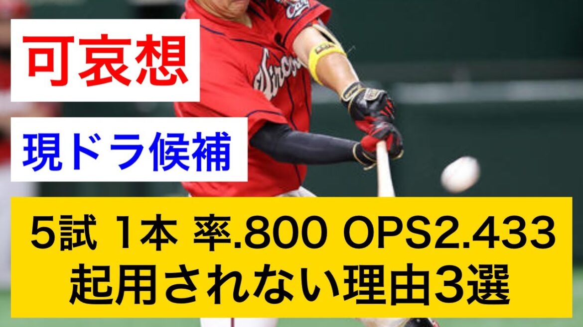 攻守で躍動しながらもチャンスを貰えない理由3選。飼い殺し状態の理由と、レギュラーになる可能性について考察。