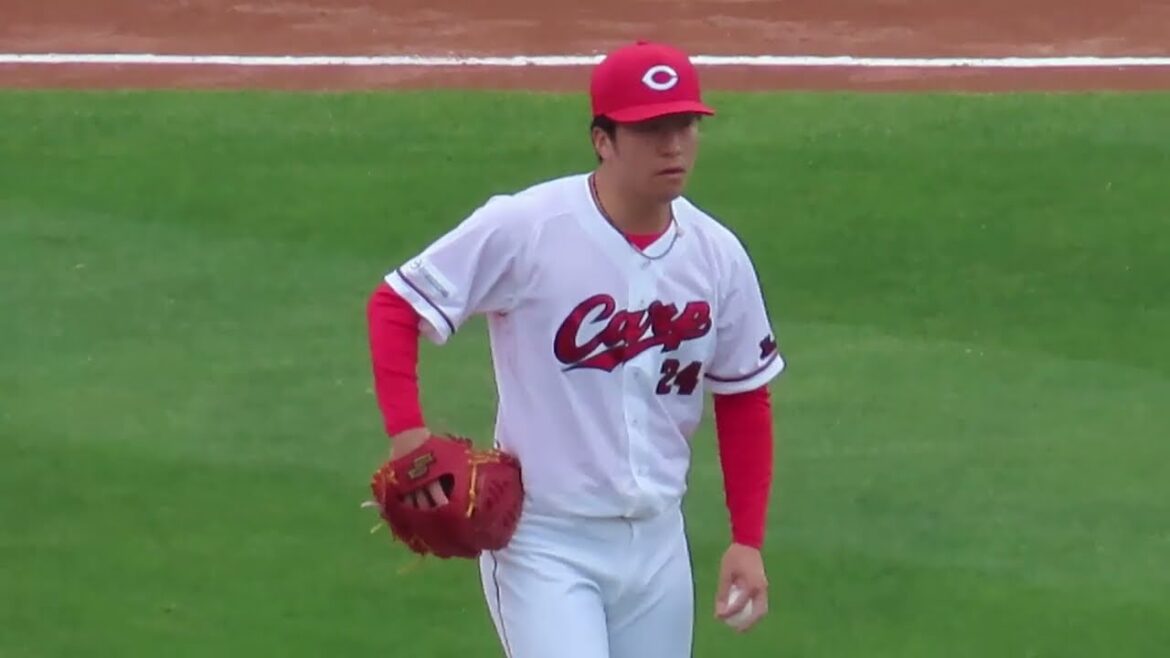 カープ 24 黒原拓未 9回登板⚾1三振でゲームセット カープ同一カード3連勝　2位浮上👍️