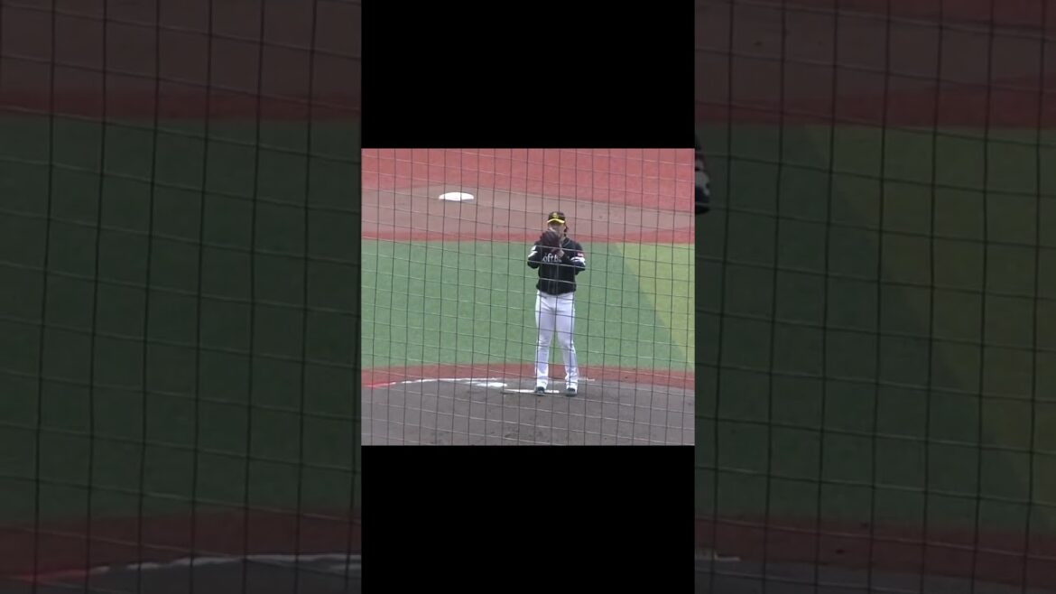 【野球選手フォーム集】ソフトバンク杉山一樹の投球フォーム（2024年3月8日 オープン戦 千葉ロッテマリーンズ対 福岡ソフトバンクホークス）