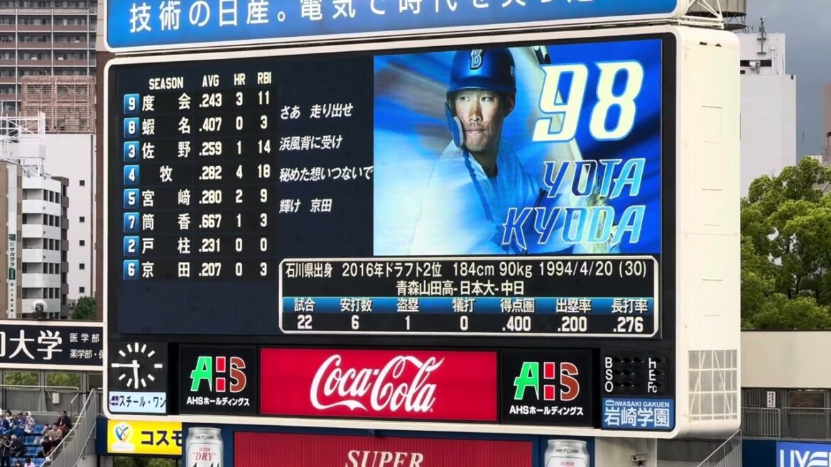 2024/05/08 横浜DeNAベイスターズ　スタメン発表