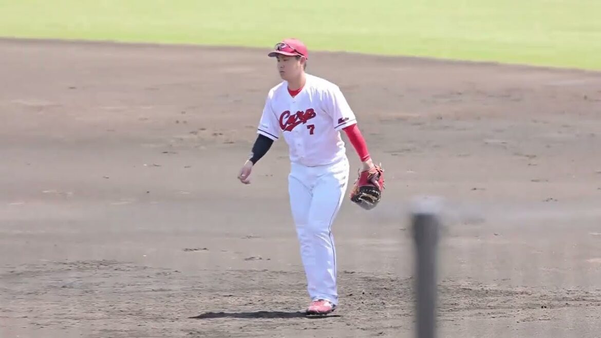 カープ堂林選手 由宇でがんばってやってます❗2024.5.17 カープ堂林選手 由宇でがんばってやってます❗2024.5.17