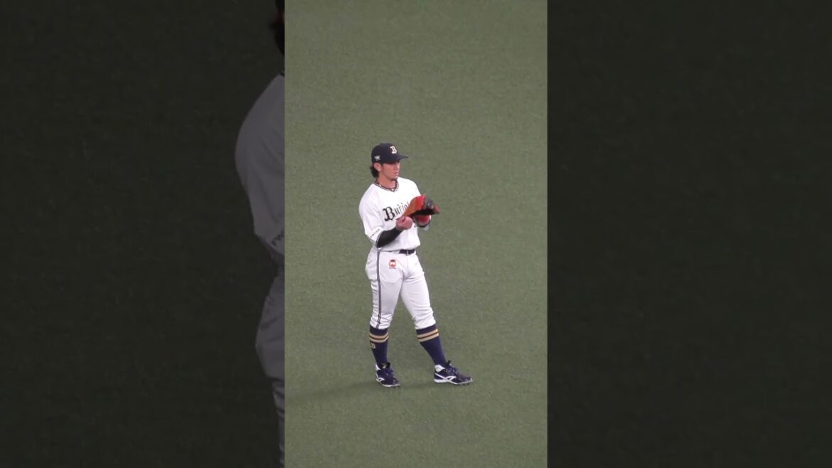 小田 裕也　イケメン守備固め職人　#オリックスバファローズ #shorts