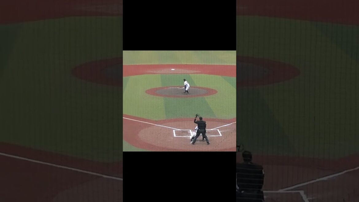 牧原大成の打球 和田康士郎が好捕（2024年3月8日 オープン戦 千葉ロッテマリーンズ対 福岡ソフトバンクホークス）