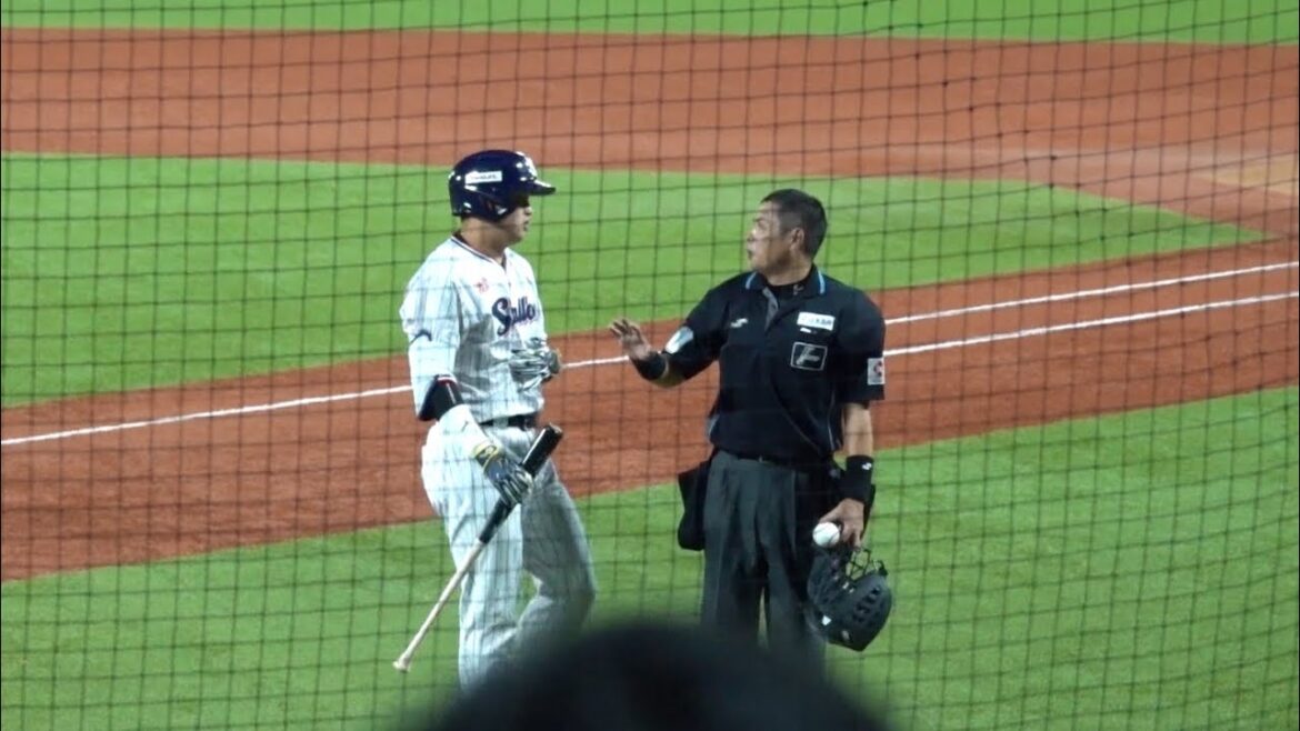 まさかのストライク判定に村上宗隆が白井球審に物申す！？東京ヤクルトスワローズ 2024/05/21