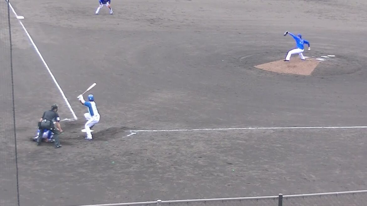 2アウトから福田光輝がライトへのヒットを放つ【日本ハムファイターズ対 横浜DeNAベイスターズ2024年5月8日】