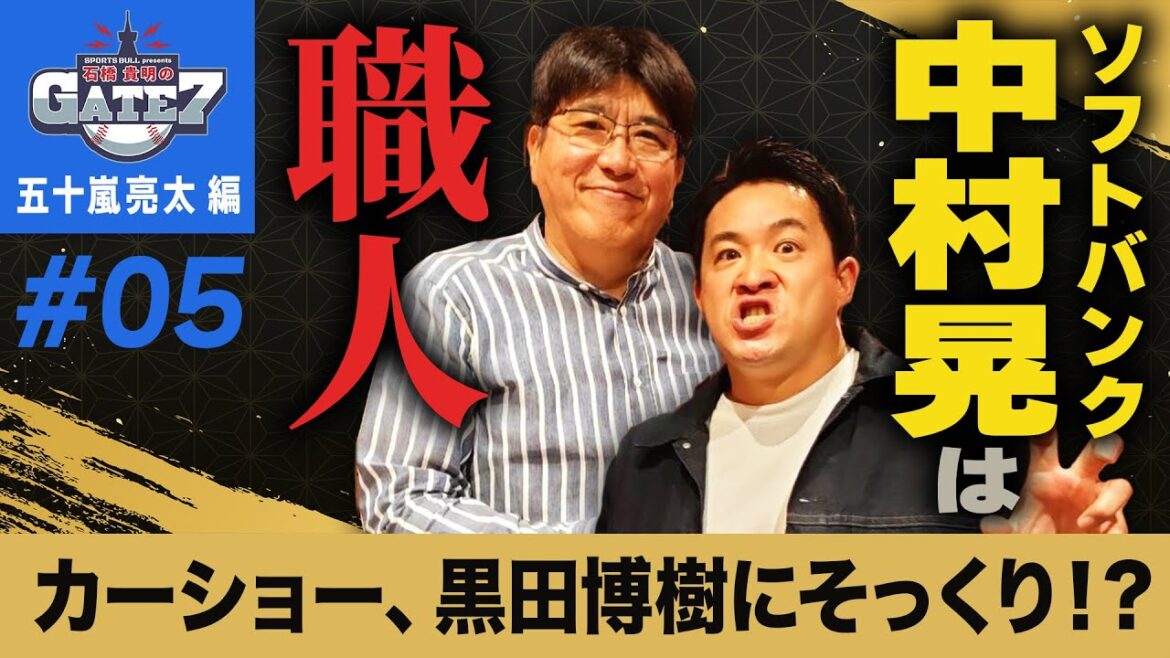 【ソフトバンク】帝京出身・中村晃 試合前の雰囲気はまるで黒田博樹…!?「石橋貴明のGATE7」 【ソフトバンク】帝京出身・中村晃 試合前の雰囲気はまるで黒田博樹…!?「石橋貴明のGATE7」