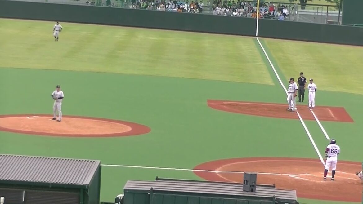 松井颯 制球に苦しむ三ツ俣大樹にフォアボール（ヤクルトスワローズ対 読売ジャイアンツ2024年5月6日）