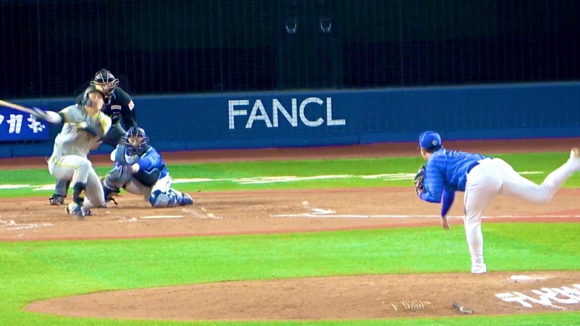 山﨑康晃、キレッキレのスプリット！ 横浜DeNAベイスターズ 2024/4/23